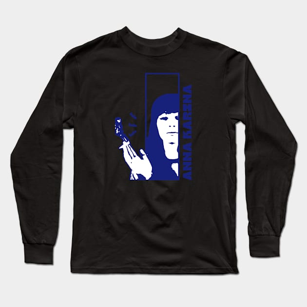 Anna karina +++ 70s style Long Sleeve T-Shirt by TelorDadar